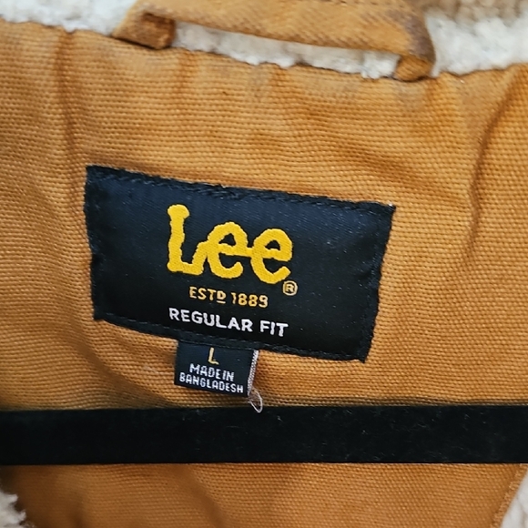 Lee Men's Brown Hooded Puffer Jacket - Picture 2 of 12